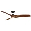 Modern Forms 62"  Zephyr Matte Black Led Smart Ceiling Fan