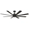 Modern Forms 65"  Size Matters Bronze Smart Ceiling Fan In Black