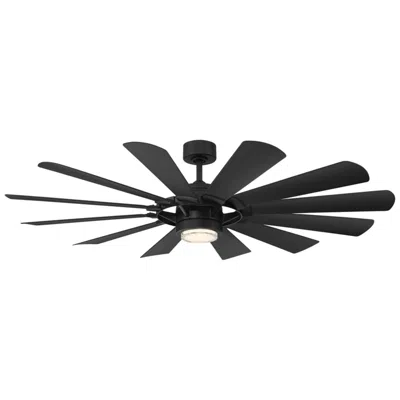 Modern Forms 65"  Wyndmill Black 2700k Led Smart Ceiling Fan Made To Order