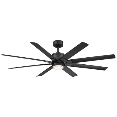 Modern Forms 66"  Renegade Matte Black Led Wet Rated Smart Ceiling Fan