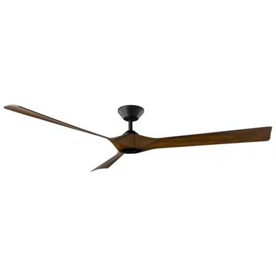 Modern Forms 70"  Torque Matte Black Distressed Koa Smart Ceiling Fan