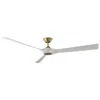 Modern Forms 70"  Torque Soft Brass And Matte White Smart Ceiling Fan