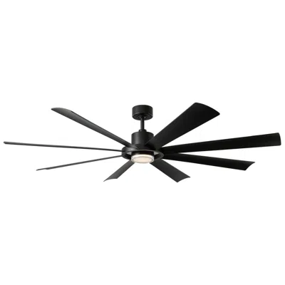 Modern Forms 72"  Aura Matte Black Led Smart Ceiling Fan
