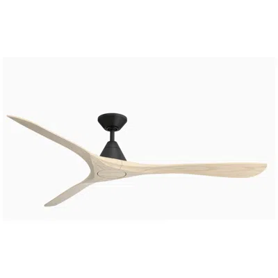Modern Forms 72"  Carve Matte Black Smart Ceiling Fan With Remote