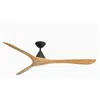 Modern Forms 72"  Carve Matte Black Smart Ceiling Fan With Remote