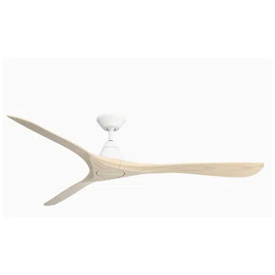 Modern Forms 72"  Carve Matte White Smart Ceiling Fan With Remote