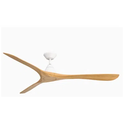 Modern Forms 72"  Carve Matte White Smart Ceiling Fan With Remote