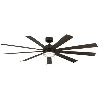 Modern Forms 72"  Wynd Xl Bronze Wet Location Led Smart Ceiling Fan