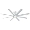 Modern Forms 80"  Hydra Titanium Silver Led Wet Rated Smart Ceiling Fan