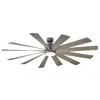 Modern Forms 80"  Windflower Graphite Led Smart Ceiling Fan - Made To Order