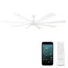 Modern Forms 84" Size Matters Matte White Smart Ceiling Fan In Multi