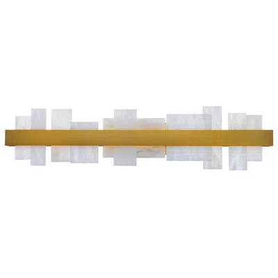Modern Forms Acropolis 37 1/2"w Aged Brass Led Bath Light