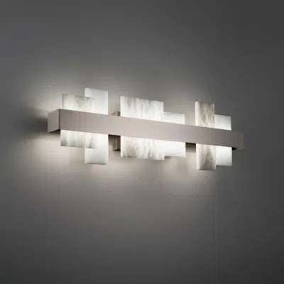 Modern Forms Acropolis Led Bath Vanity And Wall Light In Brushed Nickel