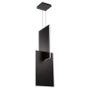 Modern Forms Amari 1 - Light Statement Rectangle Led Pendant In Black