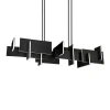 Modern Forms Amari 1 - Light Unique Rectangle Led Pendant In Black