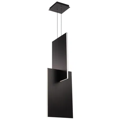 Modern Forms Amari 32.38"h X 11"w 8-light Mini-pendant In Black
