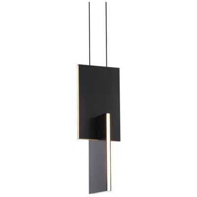 Modern Forms Amari 4 3/4" Wide Black Led Mini Pendant
