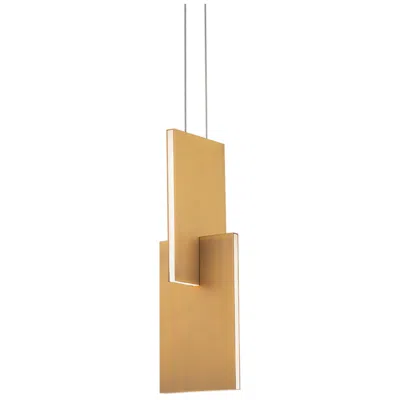 Modern Forms Amari 4 3/4" Wide Led Aged Brass Modern Mini Pendant