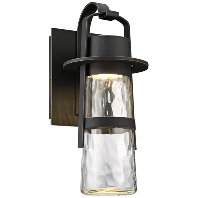 Modern Forms Balthus 16" High Bronze Led Outdoor Lantern Wall Light