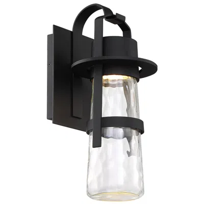 Modern Forms Balthus 16"h X 7"w 1-light Outdoor Wall Light In Black
