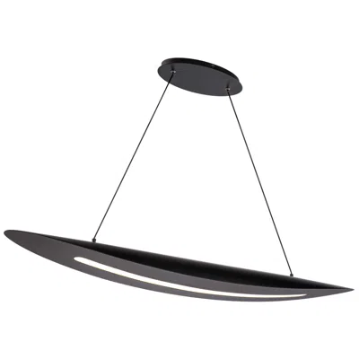 Modern Forms Black Jack 3"h X 43.75"w 1-light Linear Pendant In Black