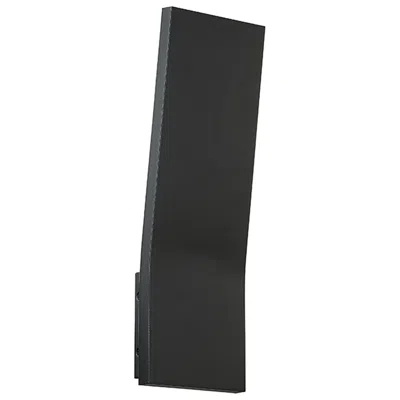 Modern Forms Blade 16"h X 5"w 1-light Outdoor Wall Light In Black