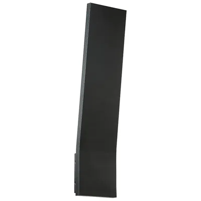 Modern Forms Blade 22"h X 5"w 1-light Outdoor Wall Light In Black