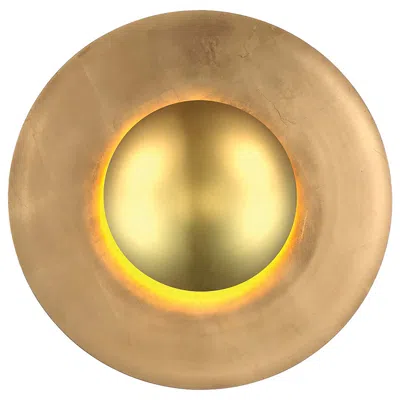 Modern Forms Blaze 24"h X 24.25"w 1-light Wall Sconce In Gold Leaf