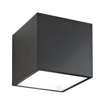 Modern Forms Bloc 5 1/2" High Black 2-light Up-down Led Outdoor Wall Light