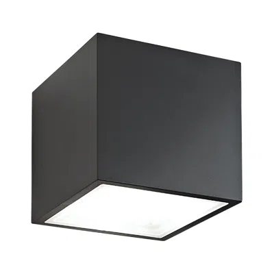 Modern Forms Bloc 5 1/2" High Black Led Outdoor Wall Light