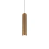 Modern Forms Burning Man 1 - Light Single Cylinder Led Pendant In Brass