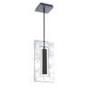 Modern Forms Cambia 1 Light Led Mini Pendant In Black