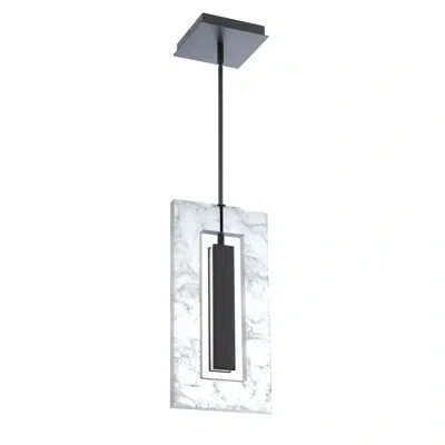 Modern Forms Cambia 1 Light Led Mini Pendant In Black