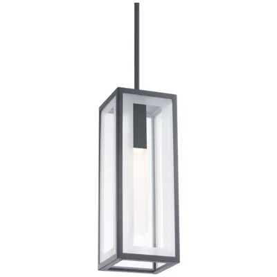 Modern Forms Cambridge 16" High Black Led Outdoor Hanging Light