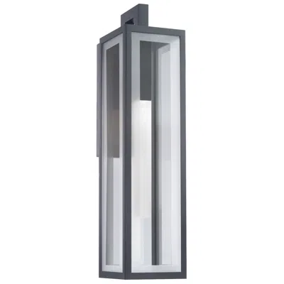 Modern Forms Cambridge 25" High Black Led Outdoor Wall Light