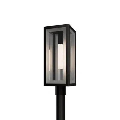 Modern Forms Cambridge Dimmable Led Outdoor Post Light, 3000k Color Temperature In Powder Coated Finish