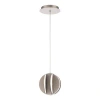Modern Forms Carillion 1 - Light Single Globe Led Pendant In Brushed Nickel
