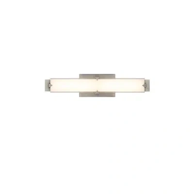 Modern Forms Carlisle 27" Dimmable Led Bath Vanity & Wall Light With Glass Shade And Built In Color Temperature S In Brushed Nickel