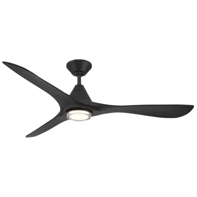 Modern Forms Carve 3-blade Smart Ceiling Fan In Black