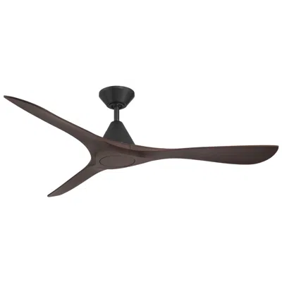 Modern Forms Carve 3-blade Smart Ceiling Fan In Brown