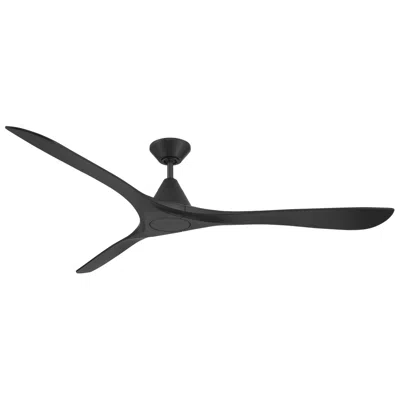 Modern Forms Carve 3-blade Smart Ceiling Fan In Black