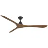 Modern Forms Carve 3-blade Smart Ceiling Fan In Brown