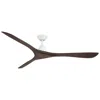 Modern Forms Carve 3-blade Smart Ceiling Fan In Brown