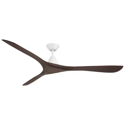 Modern Forms Carve 3-blade Smart Ceiling Fan In Brown