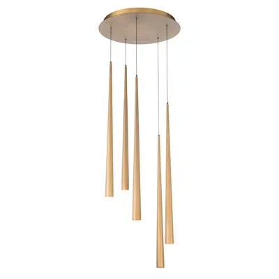 Modern Forms Cascade 5 - Light Cluster Teardrop Led Pendant In Froasted