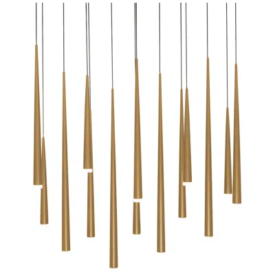 Modern Forms Cascade Aged Brass 3500k