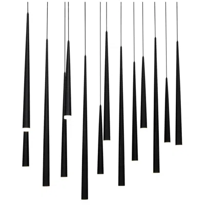 Modern Forms Cascade Black 3500k In Multi