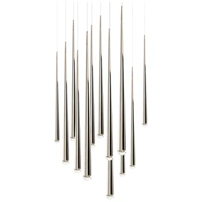 Modern Forms Cascade Polished Nickel 3500k