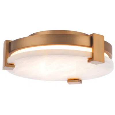 Modern Forms Catalonia 10 1/4"w Aged Brass Led Ceiling Light