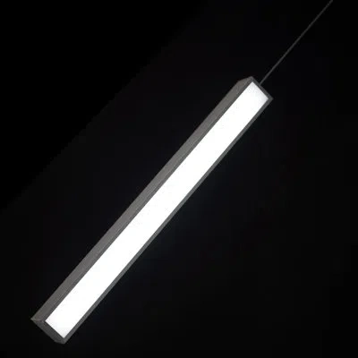 Modern Forms Chaos 1 - Light Single Square Led Pendant In Black